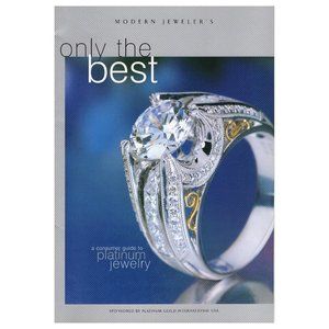 Modern Jeweler's Guide to Platinum Jewelry Book Booklet Ring Watch Neklace